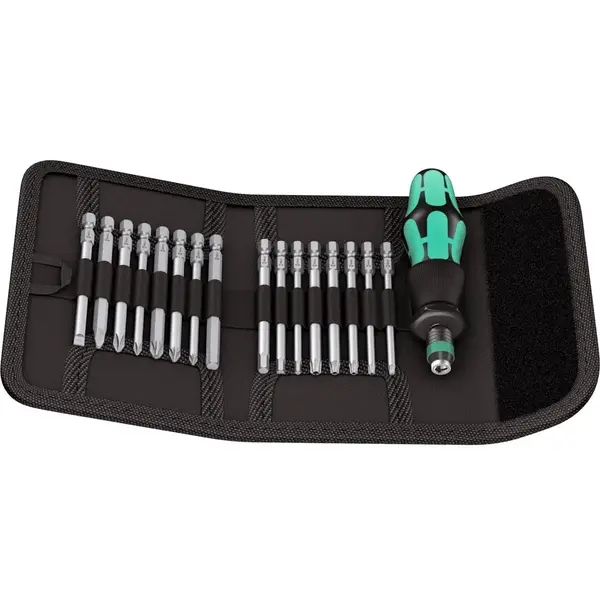 BỘ ĐẦU BIT 17 CHIẾC KÈM CẦN VẶN WERA 05259121001