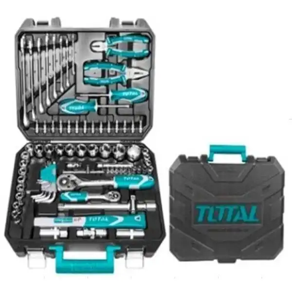 Bộ đồ nghề cầm tay 77 chi tiết Total THKTHP20776