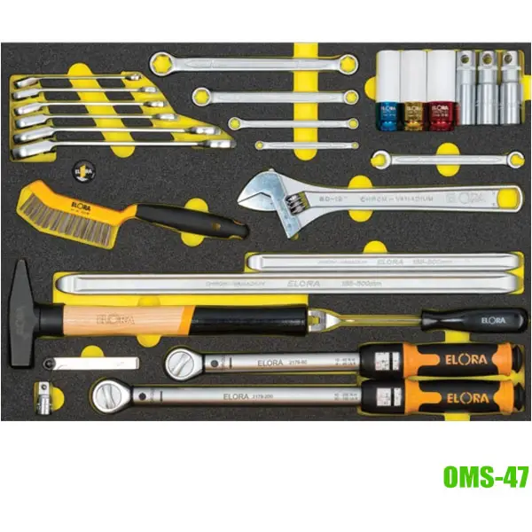 Bộ đồ nghề ELORA OMS-47 sửa chữa xe ô tô gồm 27 chi tiết