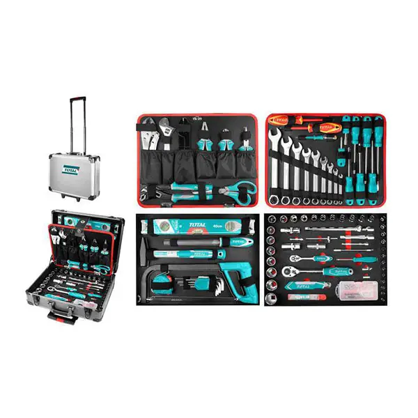 Bộ đồ nghề vali kéo 147 chi tiết Total THKTHP21476