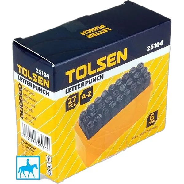 BỘ ĐÓNG 27 CHỮ LỚN 6mm TOLSEN 25104