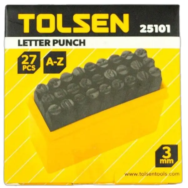BỘ ĐÓNG 27 CHỮ NHỎ 3mm TOLSEN 25101