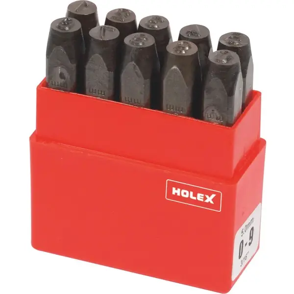 BỘ ĐÓNG SỐ 3MM HOLEX 085445 TỪ 0-9