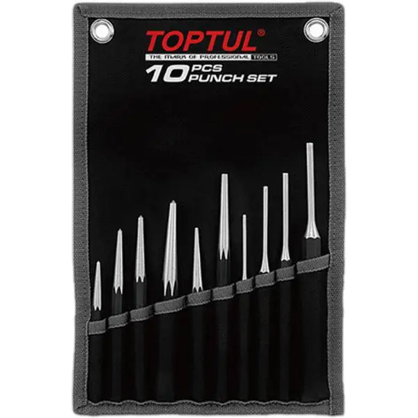 Bộ đột lấy dấu và đột chốt trụ côn 10 món TOPTUL GPAQ1001