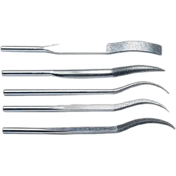 Bộ Dũa Kim Cương Cán 3mm l30mm L85mm 5 Cây Cho Máy MBF-60 Bestdia