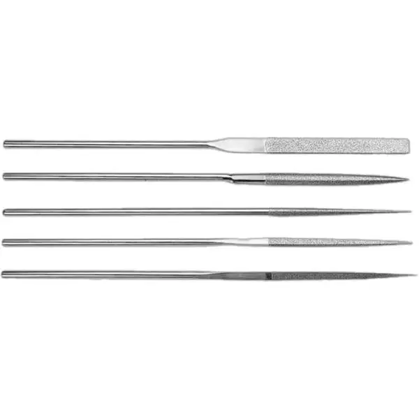 Bộ Dũa Kim Cương Cán 3mm l50mm L140mm 5 Cây PF-10 Bestdia