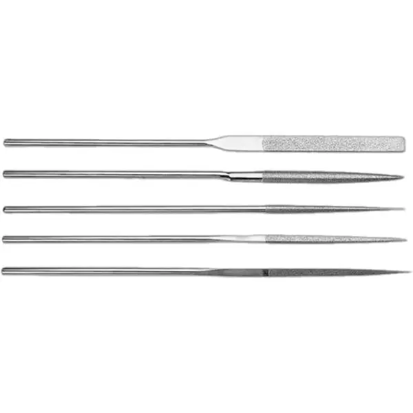 Bộ Dũa Kim Cương Cán 4mm l70mm L200mm 5 Cây PF-10 Bestdia
