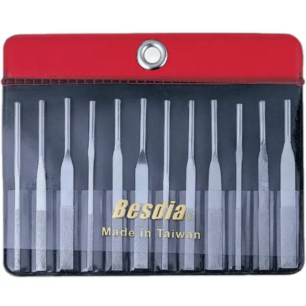 Bộ Dũa Kim Cương Dẹp Côn 12 Cây Cho Máy MTP-120 Bestdia