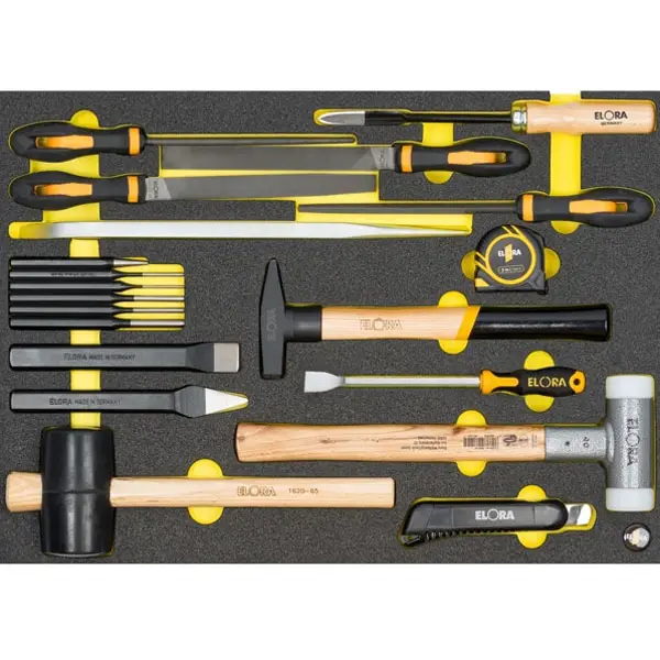 Bộ đục búa giũa dao cạo 20 món OMS-45, phù hợp với tủ đồ nghề