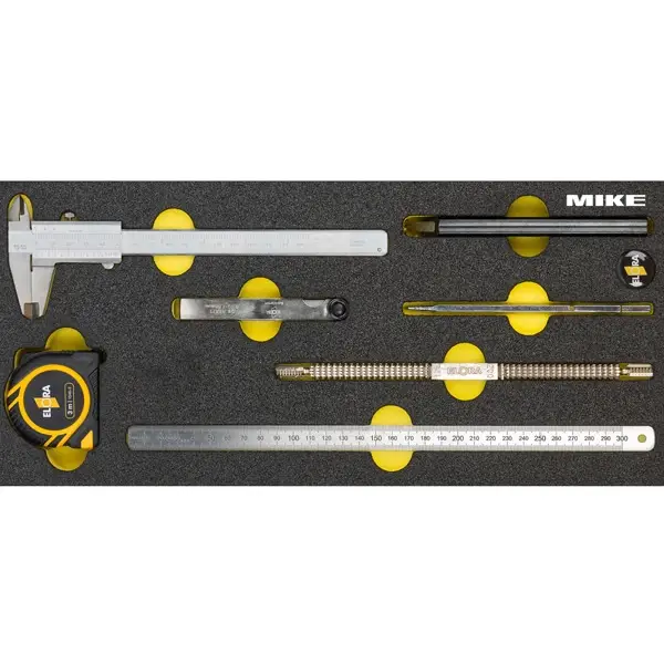 Bộ dung cụ đo ELORA OMS-54 gồm 7 món cho tủ đồ nghề