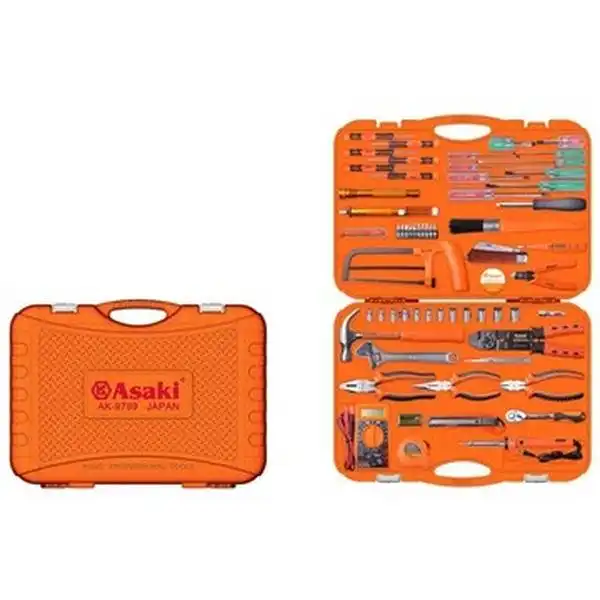 Bộ dụng cụ gia đình 65 chi tiết Asaki AK-9789