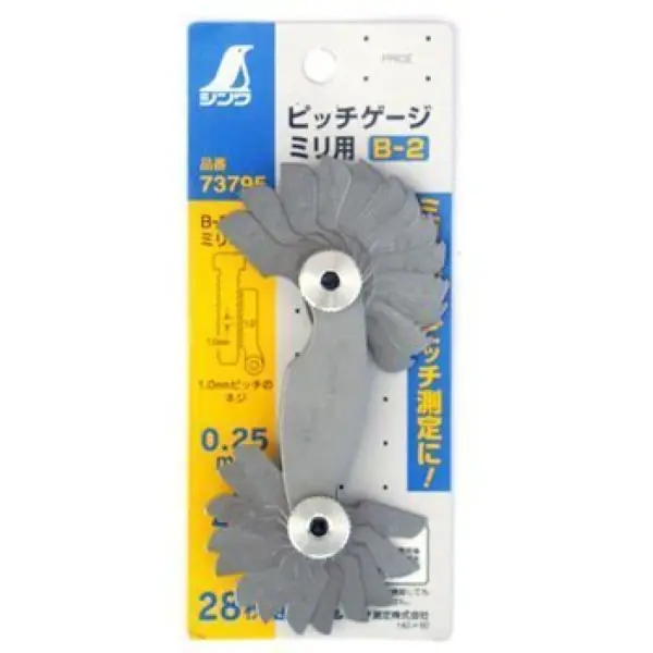 Bộ dưỡng đo ren hệ mét Shinwa 73795