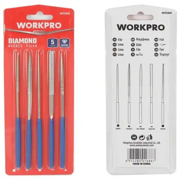 Bộ giũa kim cương 5 chi tiết Workpro WP251019