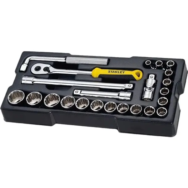 BỘ KHẨU 23 CHI TIẾT 12DR 6pts STANLEY STMT74726-8C