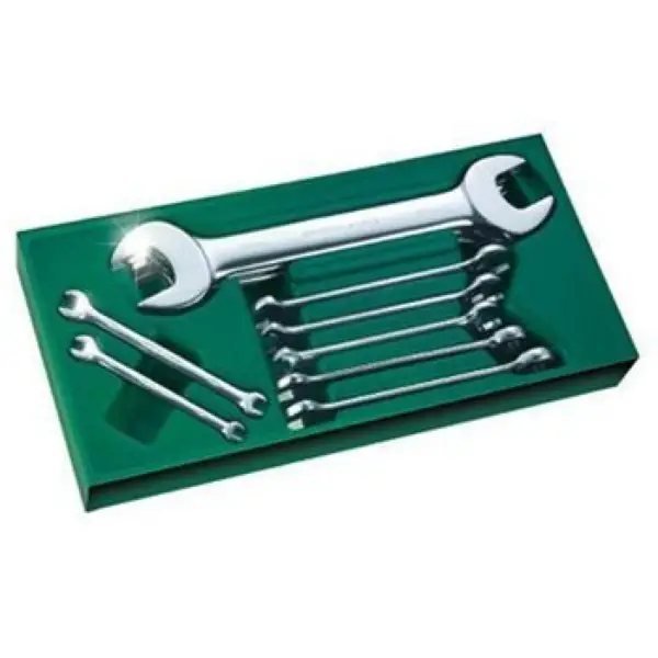Bộ khay cờ lê 10 chi tiết cờ lê vòng miệng Sata 09904