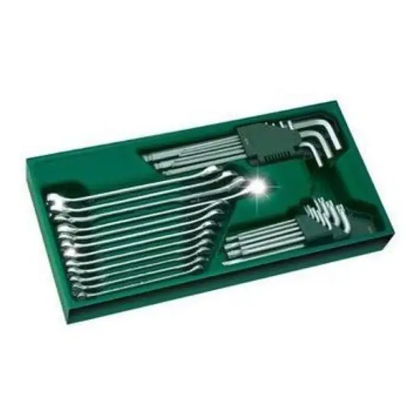 Bộ khay cờ lê vòng miệng và lục giác 30 chi tiết Sata 09906