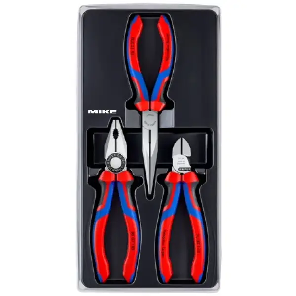 Bộ kìm 3 cây Knipex 00 20 11 cho thợ lắp đặt chuyên dụng