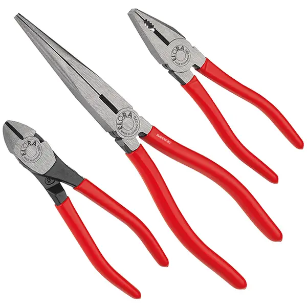 Bộ kìm 3 món ELORA 304-S3, chuẩn DIN ISO 5745