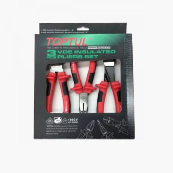 Bộ kìm cách điện 3 món TOPTUL GAAE0308