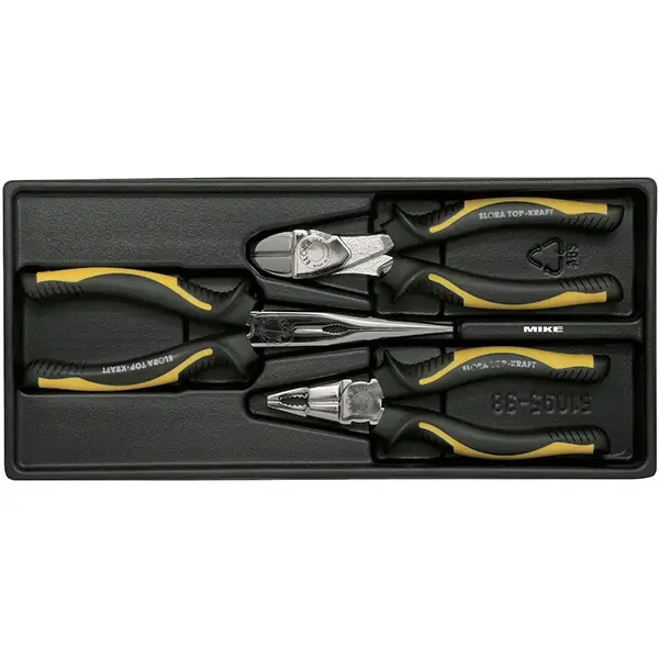 Bộ kìm cơ khí ELORA MS-21 gồm 3 cây thiết yếu Răng, Nhọn, Cắt