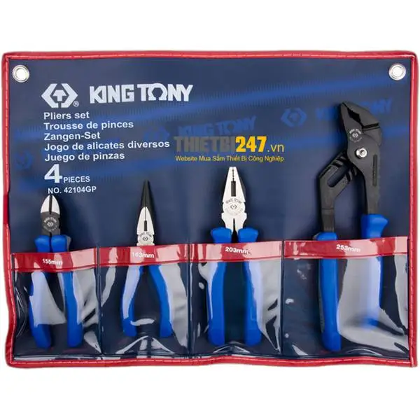 Bộ kìm đa năng Kingtony 42104GP 4 cái