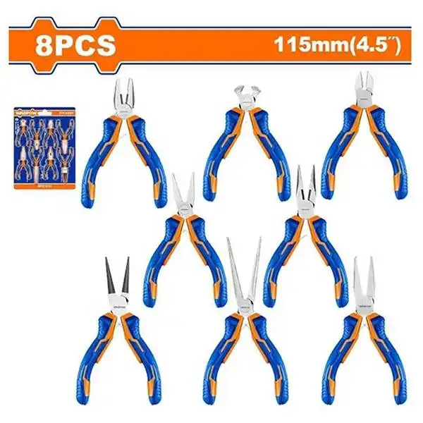 Bộ kìm đa năng mini 8 chi tiết Wadfow WPS1618