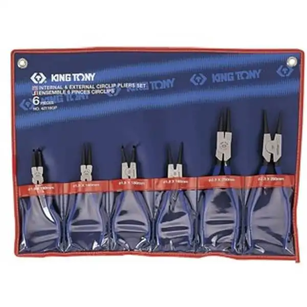 Bộ kìm mở phanh 6 cái Kingtony 42116GP