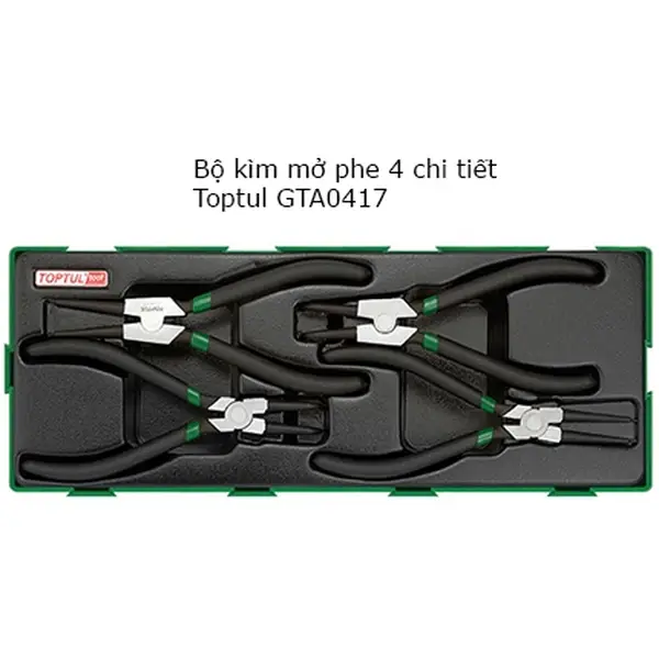 Bộ kìm mở phe 4 chi tiết TOPTUL GTA0417