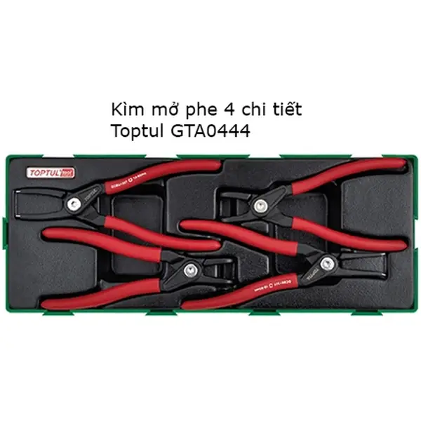 Bộ kìm mở phe 4 chi tiết TOPTUL GTA0444