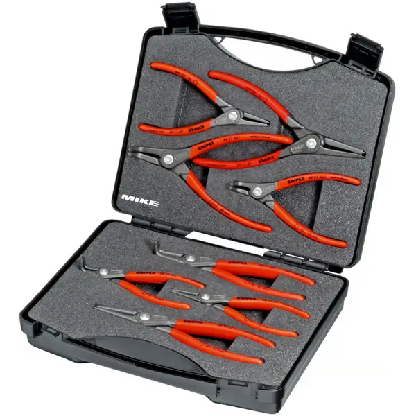Bộ kìm phe 8 cây Knipex 00 21 25 Tool Box “SRZ inch, trong ngoài