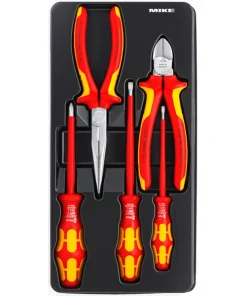 Bộ kìm và tua vít Knipex 00 20 13 cán bọc cách điện VDE Tool Set
