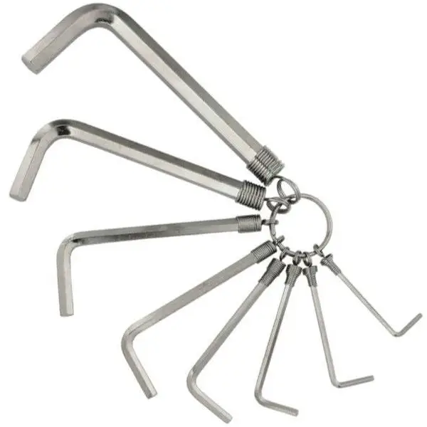 Bộ lục giác 8 cây ELORA 158R-1, đầu bằng, móc đeo ngang hông