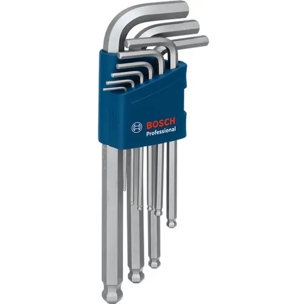 BỘ LỤC GIÁC 9 MÓN ĐẦU LỤC GIÁC CHỮ L BOSCH 1600A01TH5