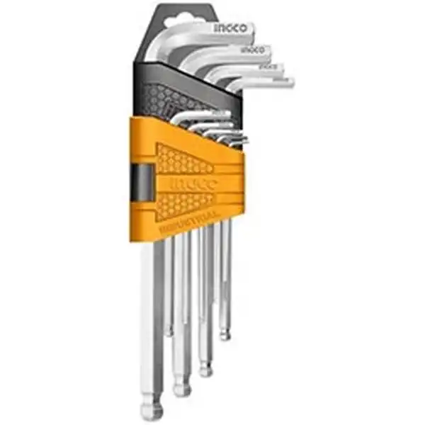 Bộ lục giác bi dài 9 chi tiết Ingco HHK12092