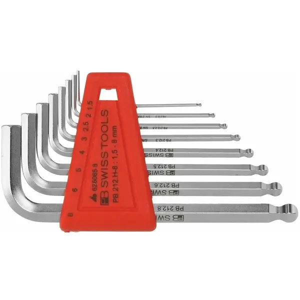BỘ LỤC GIÁC DẠNG NGẮN GỒM 8 CÂY PB SWISS TOOLS PB 212.H-8