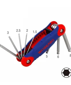 Bộ lục giác đầu bi 8 chi tiết hệ mét Workpro WP222020