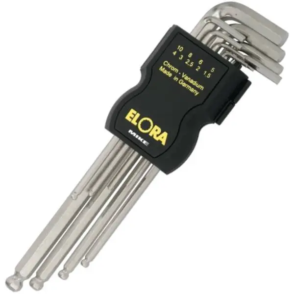 Bộ lục giác đầu bi 9 cây ELORA 159S-KUB