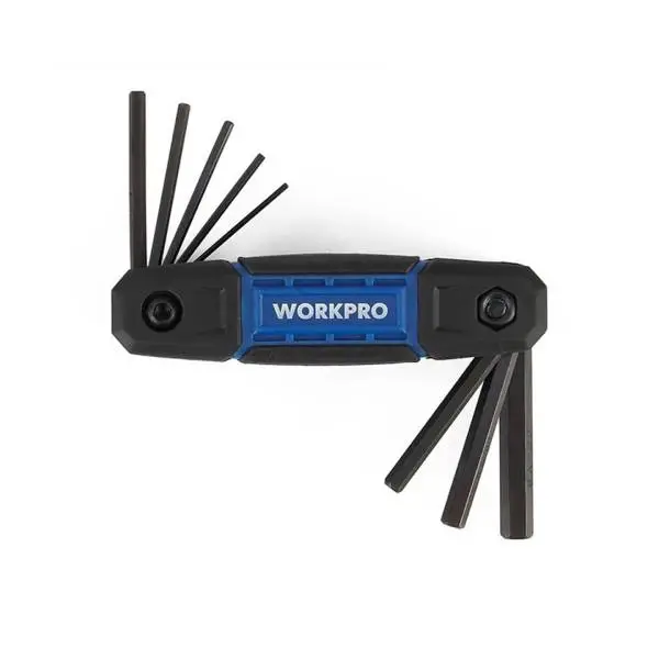Bộ lục giác đầu bi kiểu gấp 8 cái hệ mét Workpro WP222028