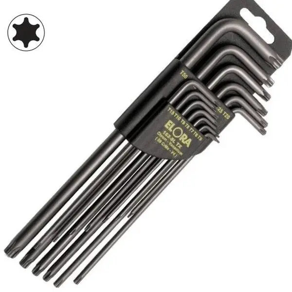 Bộ lục giác đầu sao ELORA 162S-LTX, gồm 13 cây, loại dài