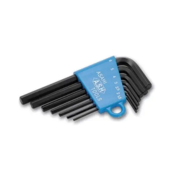 Bộ lục giác thường ngắn 1.5-6mm ASAHI AWS0770