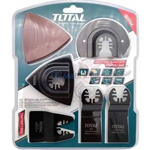 Bộ lưỡi cho Máy cắt góc đa năng 15 chi tiết Total TAKTMT1502