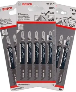 BỘ LƯỠI CƯA LỌNG GỖ BOSCH T111C (5 CÂY)