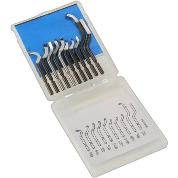 Bộ lưỡi dao gọt bavia loại S 10 món BS9999 Noga