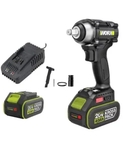 Bộ máy siết bu lông dùng pin 20V Worx WE272 (2 Pin 4.0Ah & Sạc)