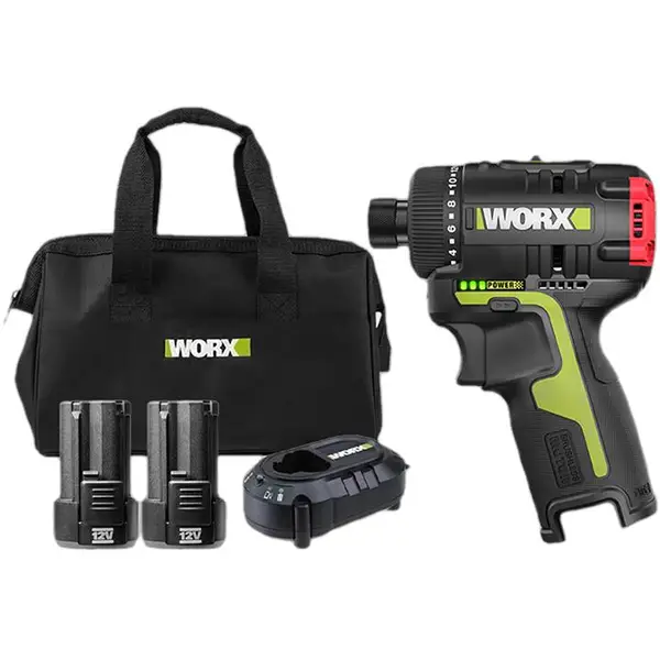 Bộ máy vặn vít cấp trượt dùng pin 12V Worx WU129 (2 pin 2.0Ah, 1 sạc)