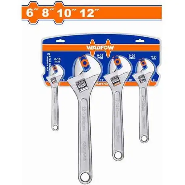 Bộ mỏ lết 4 chi tiết Wadfow WAW174K