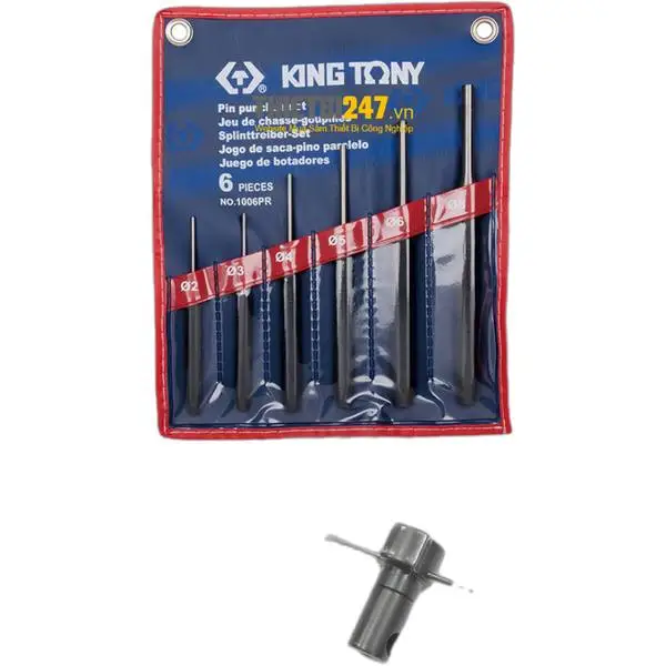 Bộ mũi đột chốt kingtony 2, 3, 4, 5, 6, 8mm 6 cái 1006PR