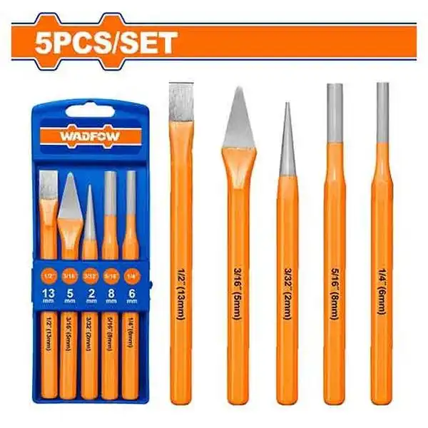 Bộ mũi đục sắt 5 chi tiết Wadfow WCC8395