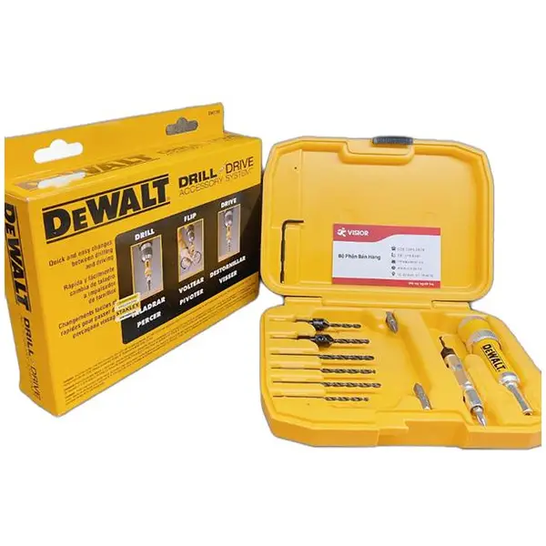 BỘ MŨI KHOAN 12 CHI TIẾT DEWALT DW2735P