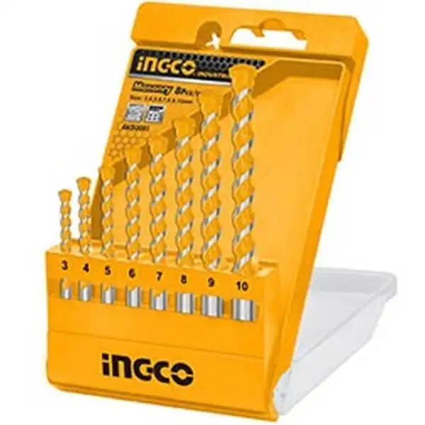 Bộ mũi khoan bê tông 8 chi tiết INGCO AKD3081
